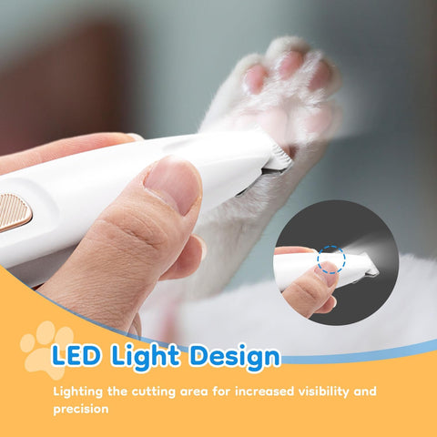 Low-Noise LED Clippers for Dogs & Cats
