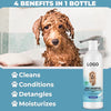 Organic Dog Shampoo & Conditioner – Moisturizing, Detangling & Conditioning Grooming Wash