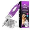 Pet Pin Comb for Cats & Dogs – Gentle Grooming Tool for Hair Removal & Detangling Loose Fur