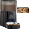 Smart Automatic Cat Feeder with Camera – WiFi App Control, Timed Food Dispenser with 1080P HD Video for Cats & Dogs