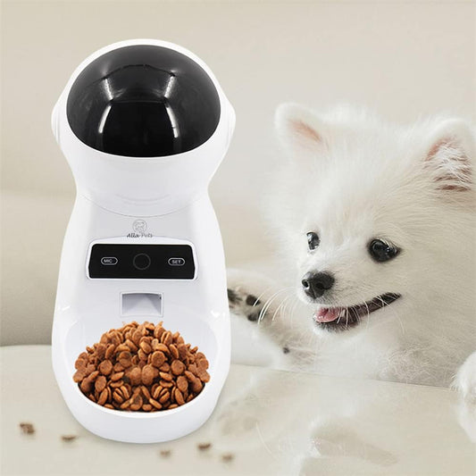 Smart Automatic Pet Feeder – 6L Programmable Food Dispenser with Portion Control for Dogs & Cats