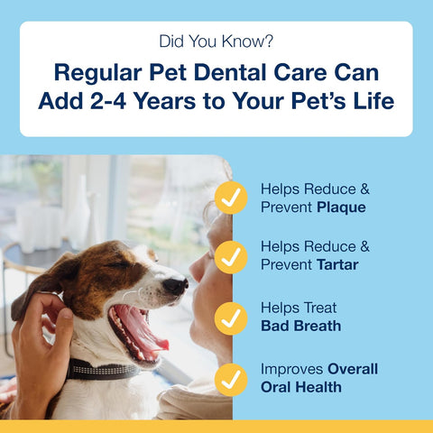 ProDen PlaqueOff Powder for Pets - Cat & Dog Breath Freshener - Plaque & Tartar Remover for Pet Oral Care - 60g