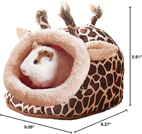 LEFTSTARER Guinea Pig Rat Bed and Hideout for Ferret Hedgehog Sleep and Hide, Hamster Small Pet Animals Supplies Toy Cage Accessories Nest