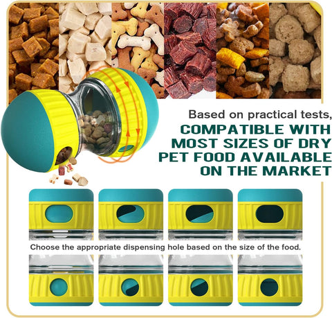 Dog Puzzle Toy – Interactive Treat Dispensing Ball, Tough Food Dispenser, Slow Feeder & Enrichment Training Toy for Puppies and Dogs